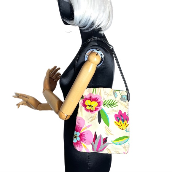 Gucci Tom Ford Authentic Vintage Floral Bag & Silk Scarf Coordinating Set Rare - Picture 4 of 14